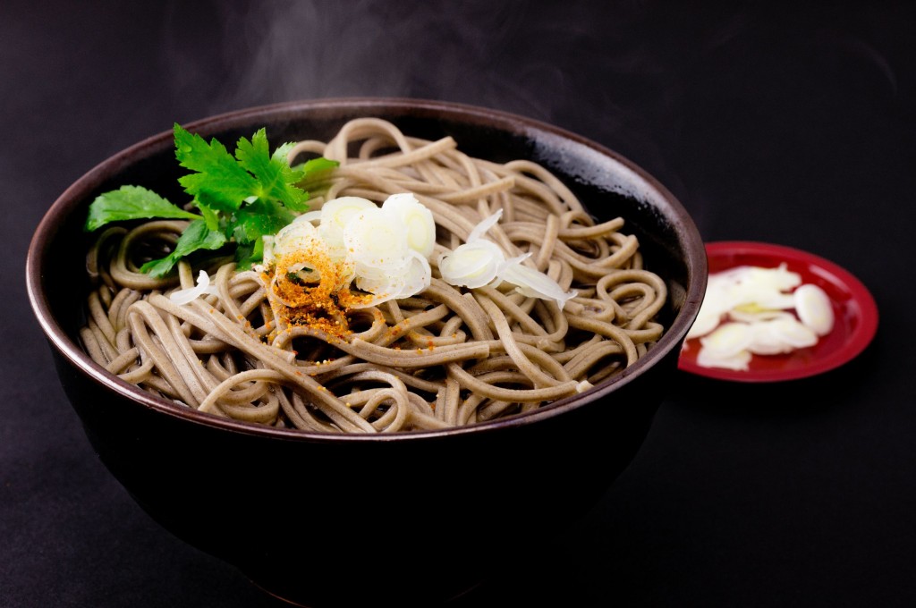 17385523 - japanese buckwheat noodles in hot soup