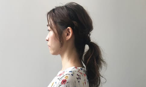 一つ結びをちょい足しで可愛く！簡単3stepヘアアレンジ