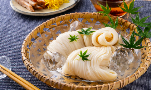 野菜と一緒に！で太りにくく！そうめんのヘルシーな食べ方