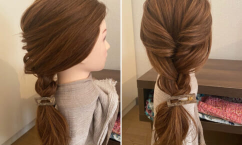 コテなしで簡単！マジックカーラーで作るこなれヘアアレンジ