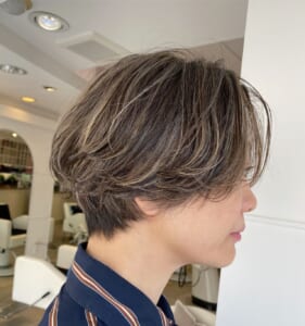 ハイライトだけでぼかす!まさに、次世代白髪カバー